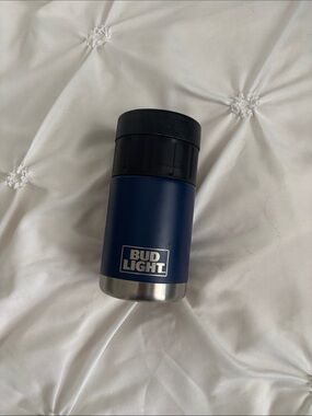 Bud Light Blue Insulated Drink Tumbler